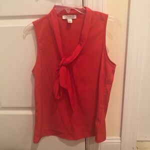 🎀 Red Tank Top With Bow Size Medium